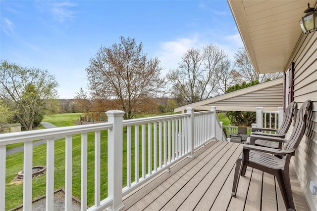 123 Summit Ridge Dr, South Fayette, PA 15017 - deck with a lawn