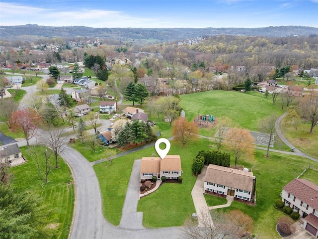 123 Summit Ridge Dr, South Fayette, PA 15017 - aerial view featuring a residential view