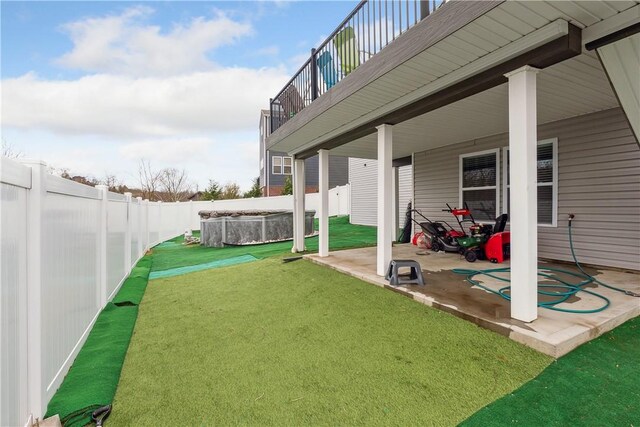 423 Labrador Ln, Jefferson Hills, PA 15025 - view of yard with a patio area and a fenced backyard