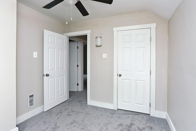 2017 Leishman, Arnold, PA 15068 - unfurnished bedroom with baseboards, a ceiling fan, carpet, and lofted ceiling