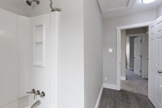 2017 Leishman, Arnold, PA 15068 - corridor with baseboards and dark wood finished floors