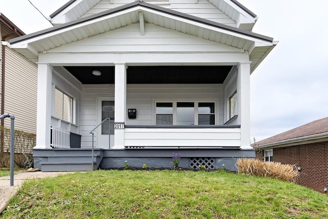 2017 Leishman, Arnold, PA 15068 - view of front of property with a front yard and covered porch