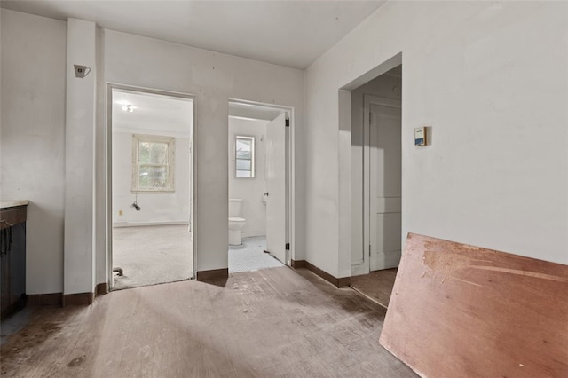 826 Collins Ave, Highland Park, PA 15206 - hall with baseboards