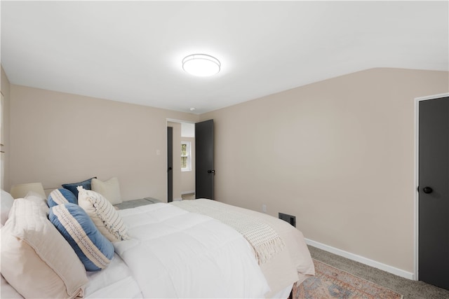 2011 Woodward Ave, Brookline, PA 15226 - bedroom with visible vents, baseboards, light colored carpet, and lofted ceiling