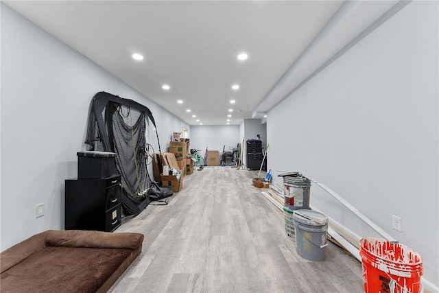 106 Morgan Dr, South Strabane, PA 15301 - finished below grade area with wood finished floors and recessed lighting
