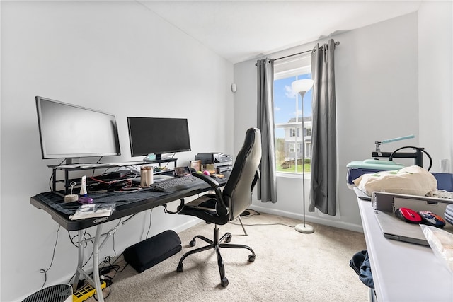 106 Morgan Dr, South Strabane, PA 15301 - carpeted home office featuring baseboards