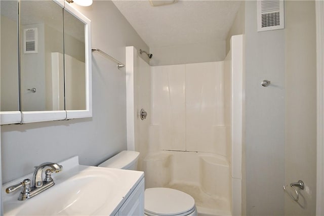 2331 Jane St, South Side, PA 15203 - full bathroom featuring toilet, a shower, and vanity