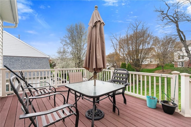 1743 Holmes Dr, Franklin Park, PA 15143 - deck featuring outdoor dining space