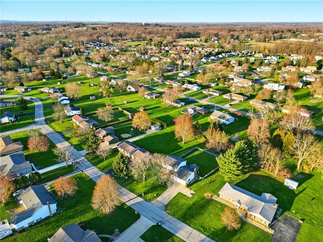 birds eye view of property featuring a residential view