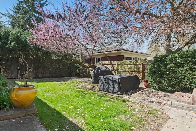 view of yard