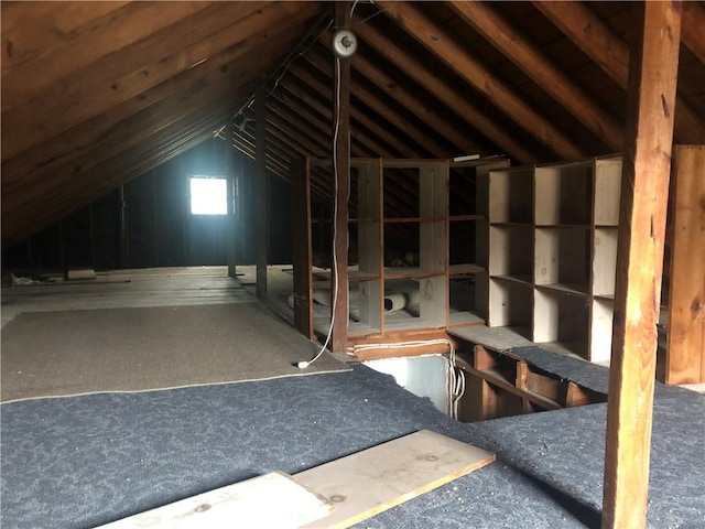 159 Oakville Rd, Chippewa Twp, PA 15010 - view of unfinished attic