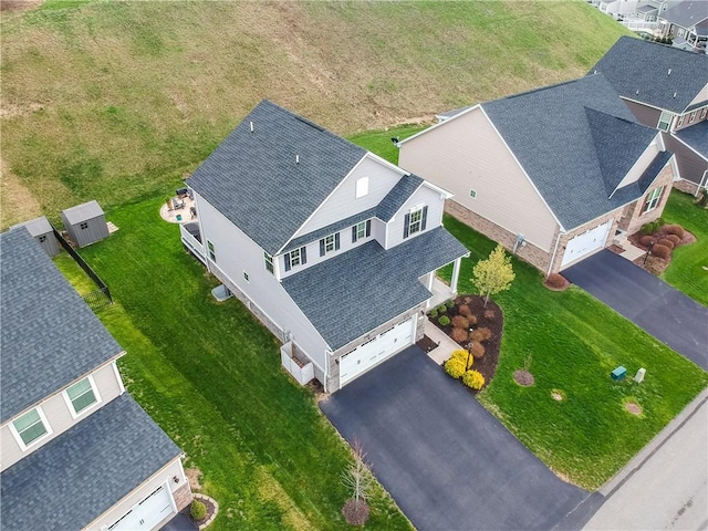 153 Piatt Estates Dr, Chartiers, PA 15301 - drone / aerial view featuring a residential view