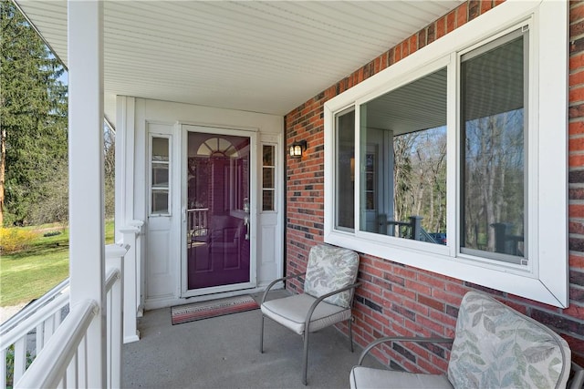 2925 Mcneal Rd, Hampton, PA 15101 - entrance to property featuring brick siding and covered porch