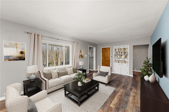 2925 Mcneal Rd, Hampton, PA 15101 - living room featuring wood finished floors and baseboards