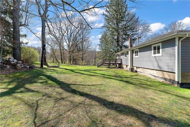 2925 Mcneal Rd, Hampton, PA 15101 - view of yard featuring central air condition unit