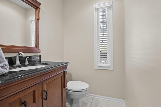 158 Edgemeade Dr, Monroeville, PA 15146 - bathroom with tile patterned floors, baseboards, vanity, and toilet