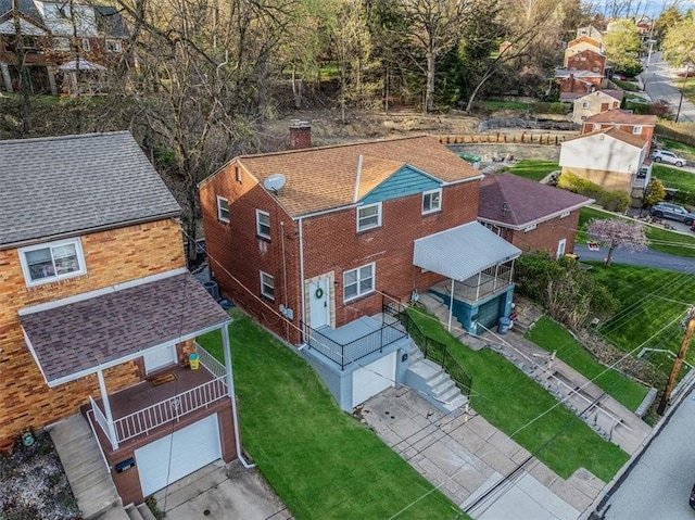 3906 Meadowbrook Blvd, Brentwood, PA 15227 - bird's eye view
