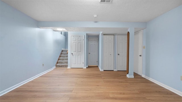 1420 Lexington Dr, Cecil, PA 15055 - interior space with light wood-style flooring, baseboards, and two closets