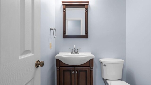 1420 Lexington Dr, Cecil, PA 15055 - half bathroom featuring toilet and vanity