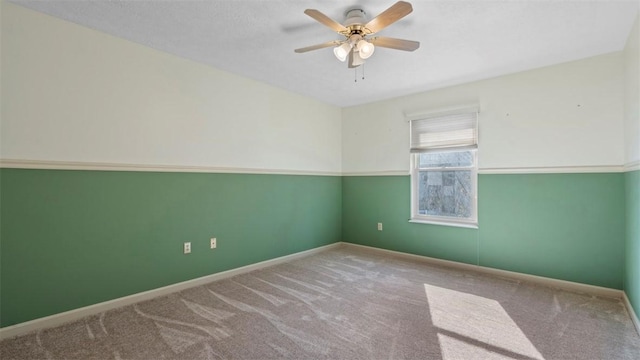 1420 Lexington Dr, Cecil, PA 15055 - carpeted spare room with baseboards and ceiling fan