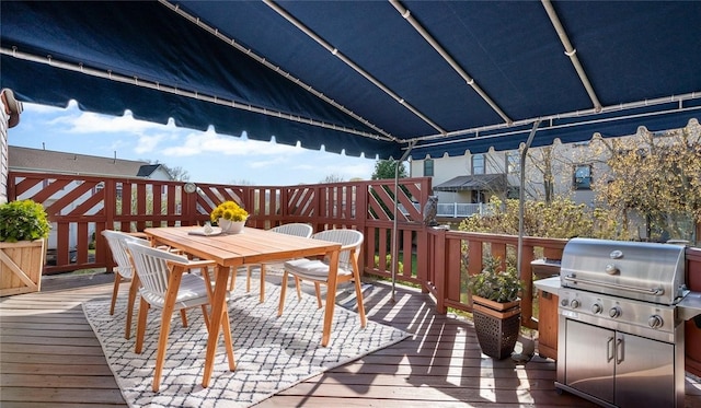 1420 Lexington Dr, Cecil, PA 15055 - wooden terrace featuring area for grilling and outdoor dining area