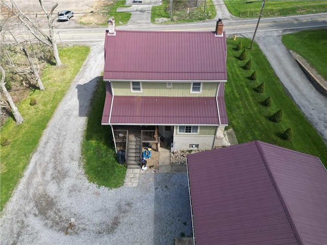 aerial view of property and surrounding area