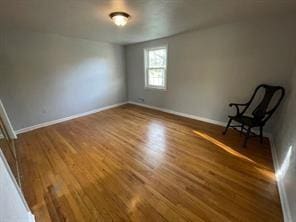 3619 Mccrady Rd, Churchill Boro, PA 15235 - empty room featuring wood finished floors and baseboards