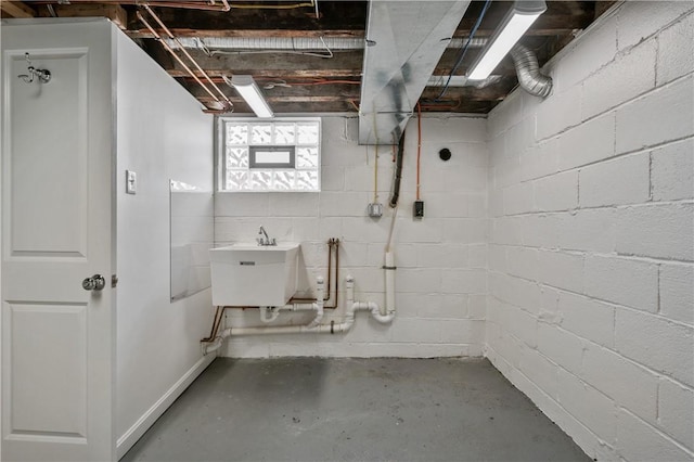 4203 Mckee Dr, Whitehall, PA 15236 - basement featuring a sink