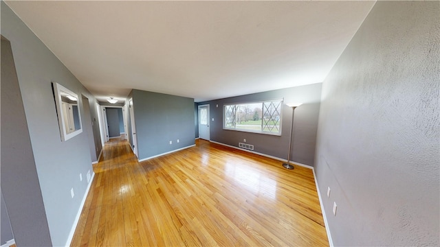 393 Eagle Mill Rd, Connoquenessing Twp, PA 16001 - unfurnished room featuring light wood-type flooring and baseboards