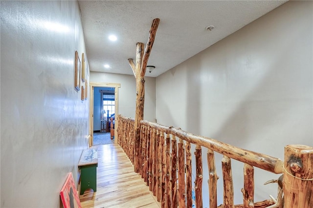 2072 Washington, Washington Twp Wml, PA 15613 - corridor with recessed lighting, light wood-style floors, and a textured ceiling