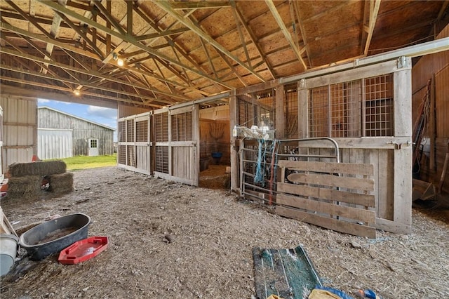 view of stable