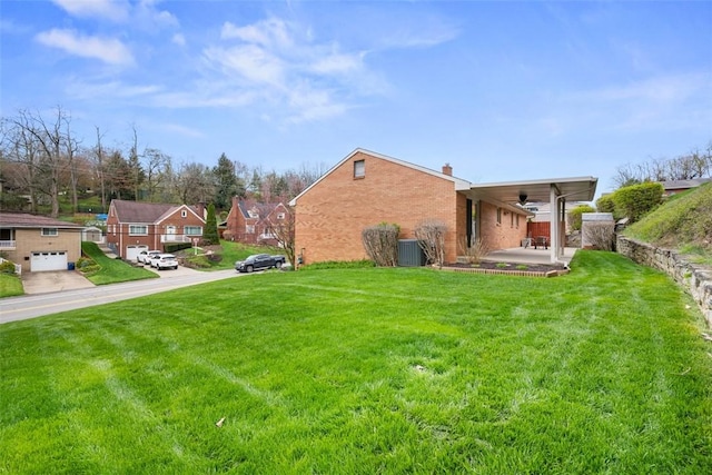 2314 Mcmonagle Ave, Banksville/Westwood, PA 15216 - view of yard featuring central air condition unit and a patio