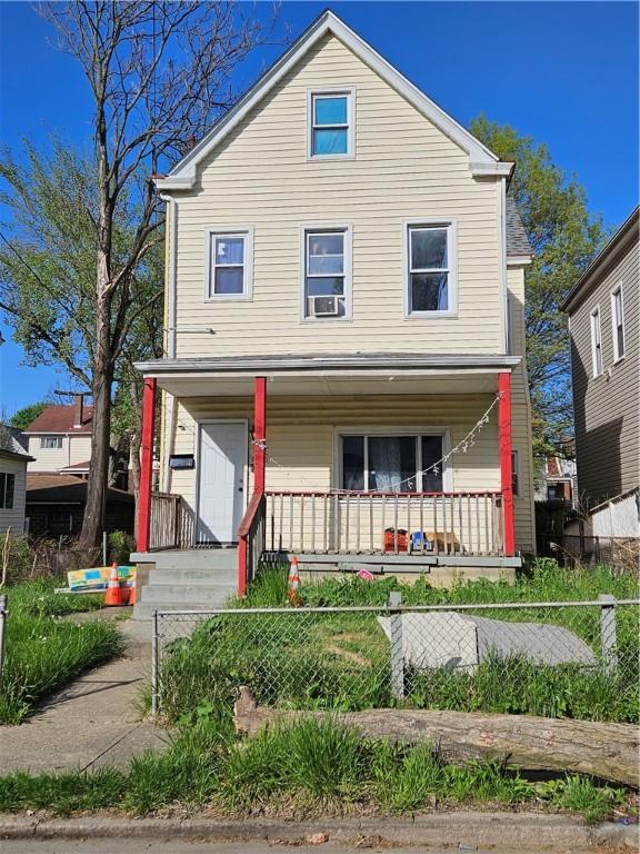 3026 Zephyr Ave, Sheraden, PA 15204 - view of front of house featuring covered porch