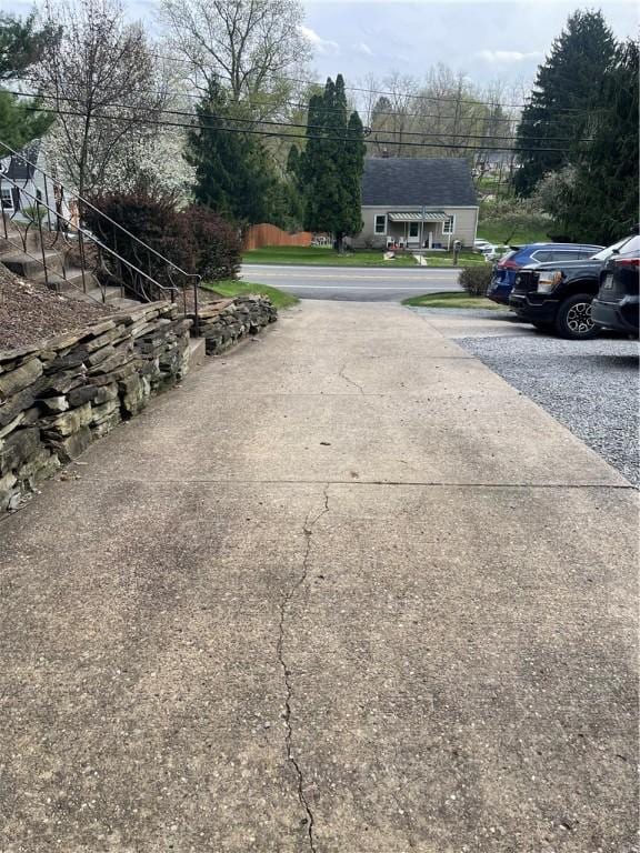 view of road