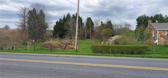view of road