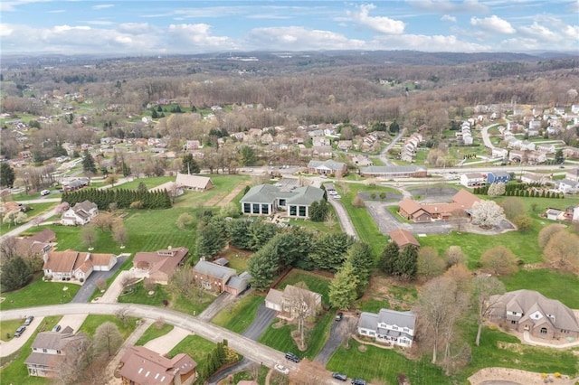 birds eye view of property featuring a residential view