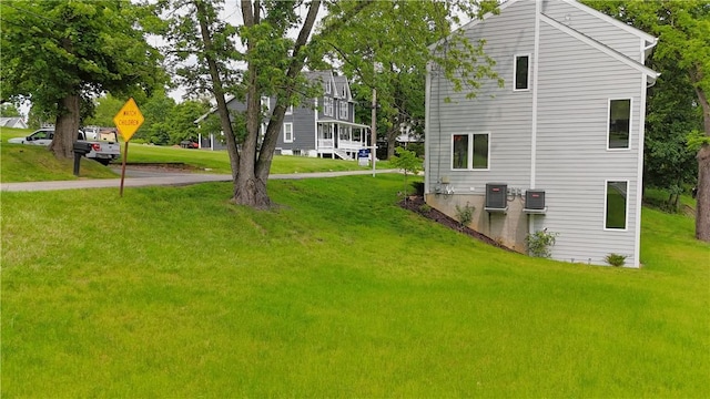 3960 Parkview Ln, Hampton, PA 15101 - view of green lawn with central AC