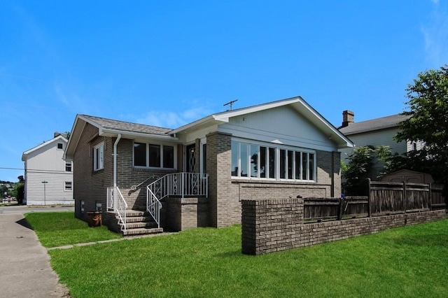 600 Indiana Ave, Monaca, PA 15061 - exterior space with a lawn and brick siding