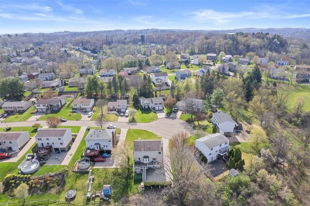 216 Briar Path, North Fayette, PA 15126 - aerial perspective of suburban area