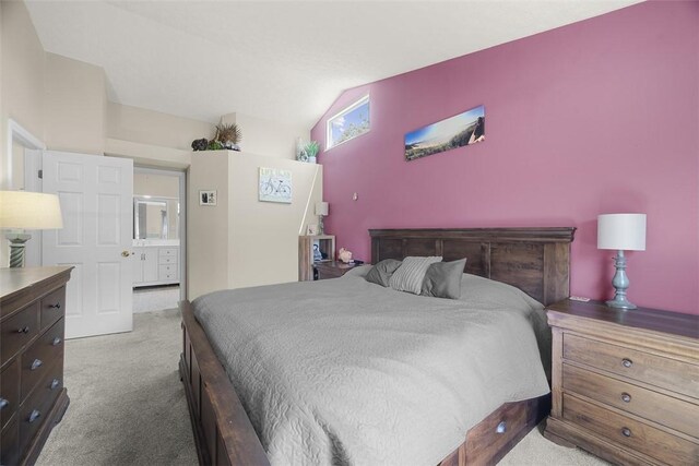 216 Briar Path, North Fayette, PA 15126 - bedroom with carpet and vaulted ceiling