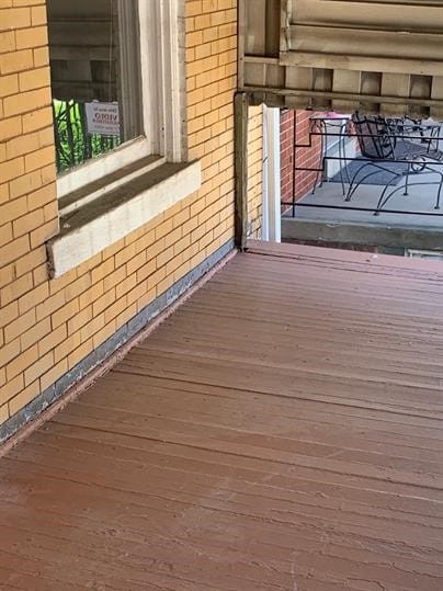 7310 Church St, Swissvale, PA 15218 - view of wooden deck