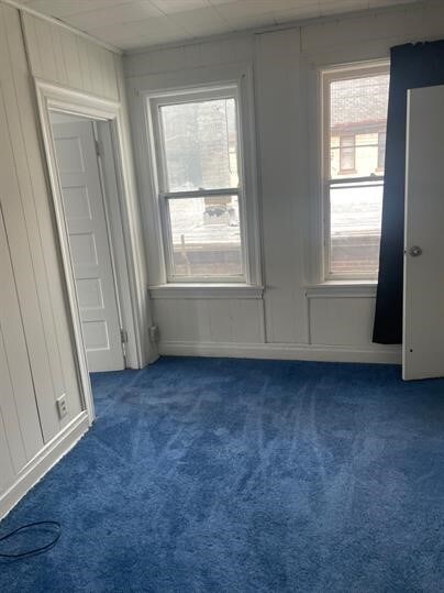 7310 Church St, Swissvale, PA 15218 - spare room with dark carpet