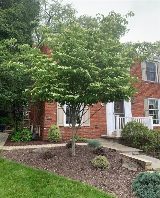 3216 Postgate Dr, Bethel Park, PA 15102 - view of front of house with brick siding