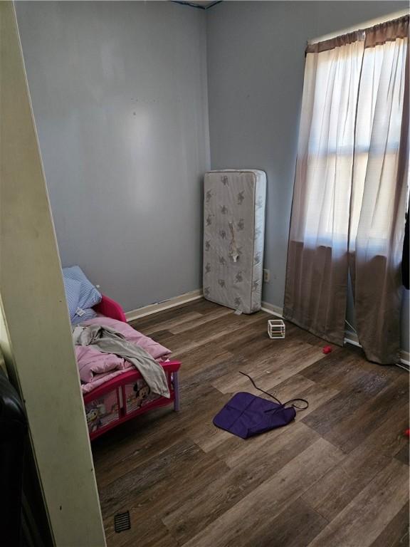 802 10th St, Stowe Twp, PA 15136 - bedroom with baseboards and wood finished floors
