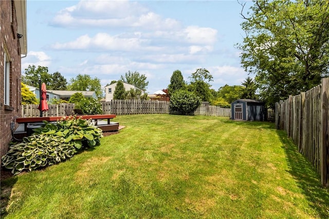 104 Textor Dr N, Versailles, PA 15137 - fenced backyard featuring a storage unit