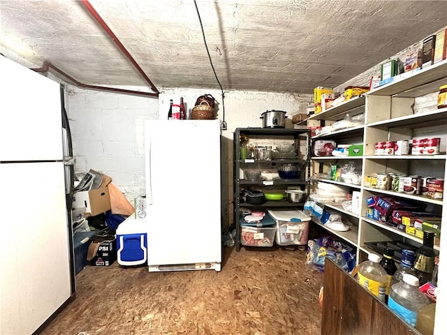 view of storage room