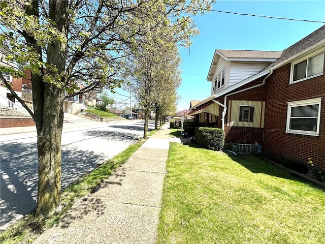 view of street featuring sidewalks