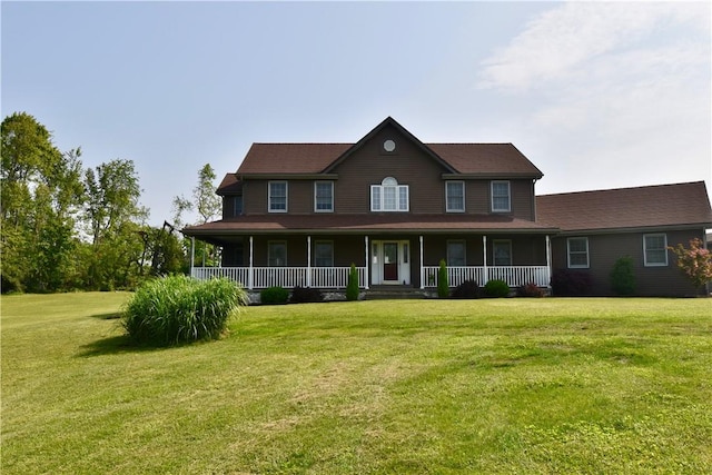 322 Cole Rd, Buffalo Twp But, PA 16055 - view of front of house featuring covered porch and a front yard