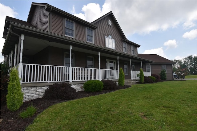 322 Cole Rd, Buffalo Twp But, PA 16055 - view of front facade with covered porch and a front yard