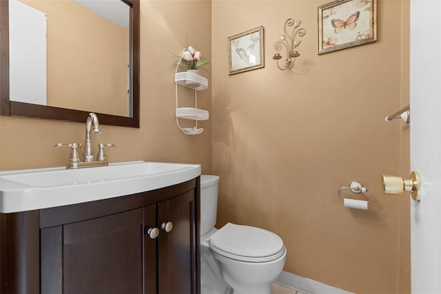 2007 Garrick Dr, Churchill Boro, PA 15235 - half bathroom featuring toilet and vanity